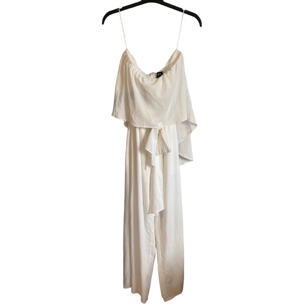 NWT Vici Crystal Clear white Jumpsuit - Picture 2 of 7